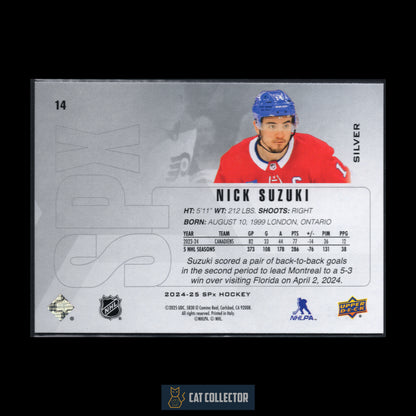 2024-25 Upper Deck SPx NICK SUZUKI #14 Silver