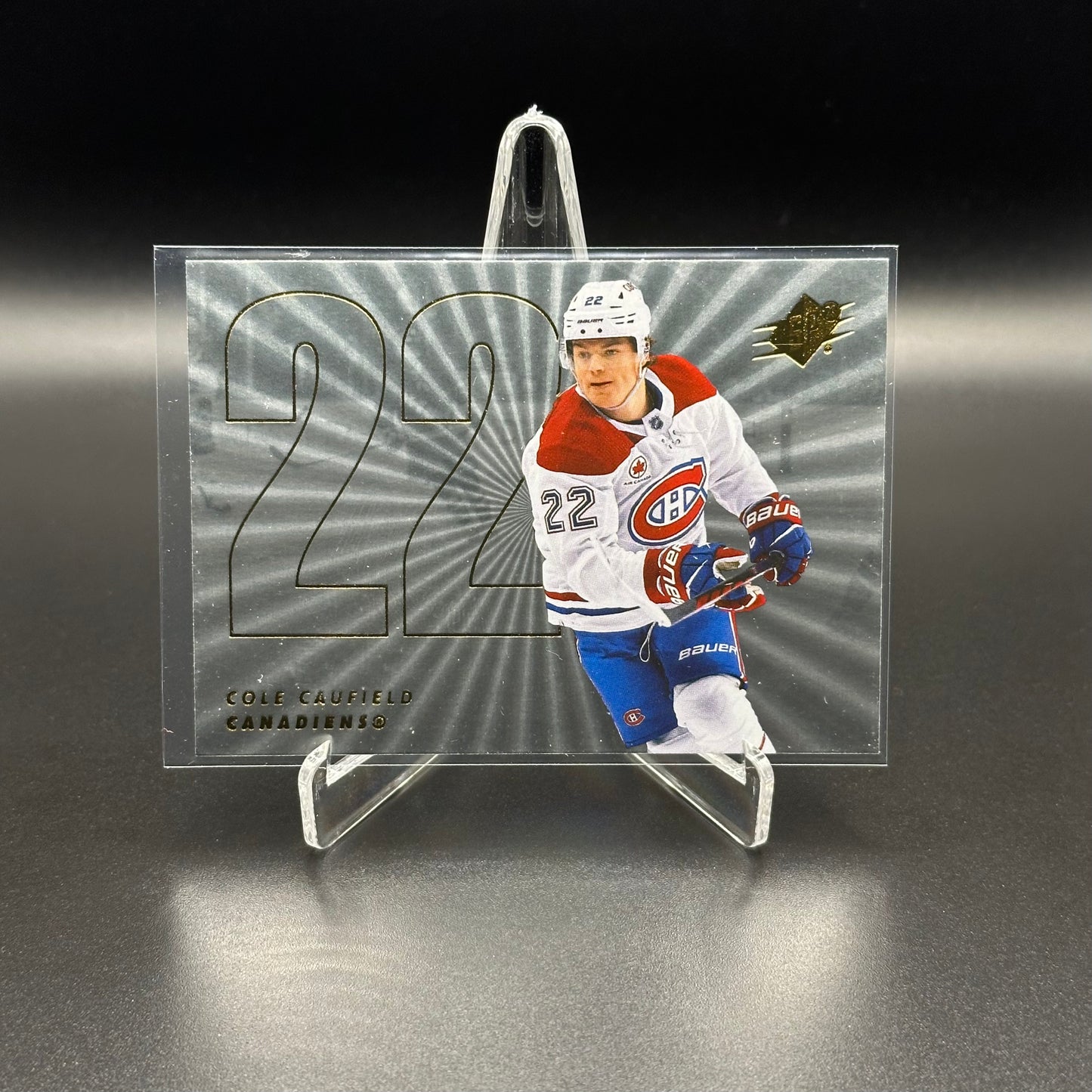 2024-25 Upper Deck SPx COLE CAUFIELD #22 Silver