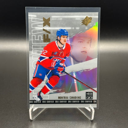 2024-25 Upper Deck SPx COLE CAUFIELD #HV-10 Holoview F/X