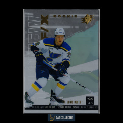 2024-25 UD SPx ZACHARY BOLDUC #HV-41 Holoview F/X Rookie RC