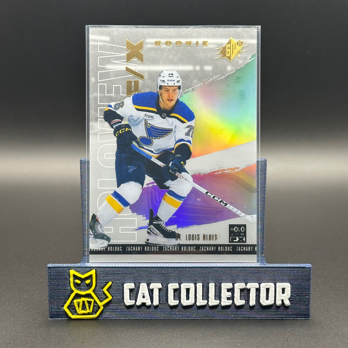 2024-25 UD SPx ZACHARY BOLDUC #HV-41 Holoview F/X Rookie RC