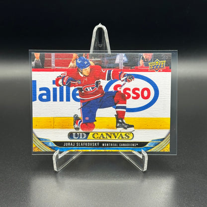 2024-25 UD Series 1 and 2 UD CANVAS Inserts ~ VOUS choisissez dans la liste!