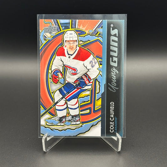 2024-25 Upper Deck Series 2 COLE CAUFIELD #201 Young Guns Renewed