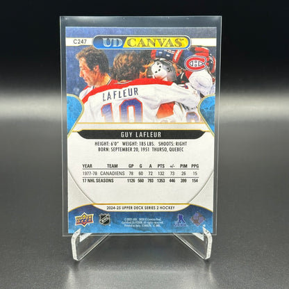 2024-25 Upper Deck Series 2 GUY LAFLEUR #C247 UD Canvas Retired