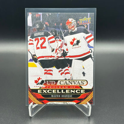 2024-25 UD Series 2 MAVRIK BOURQUE #C264 Program of excellence Rookie RC