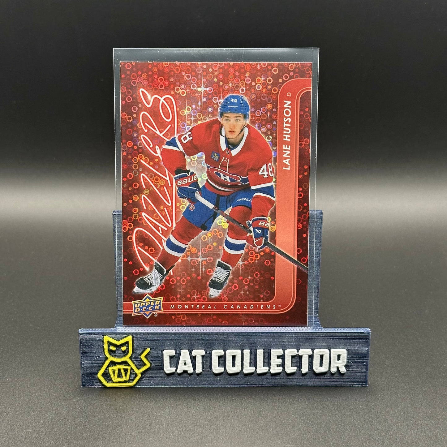 2024-25 UD Series 2 LANE HUTSON #DZ-76 Dazzlers Red RC