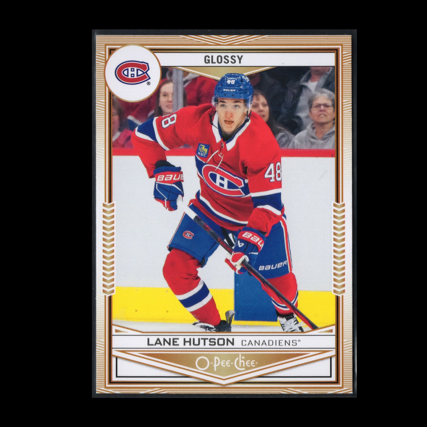2024-25 UD Series 2 LANE HUTSON #OPC-50 O-Pee-Chee Glossy RC