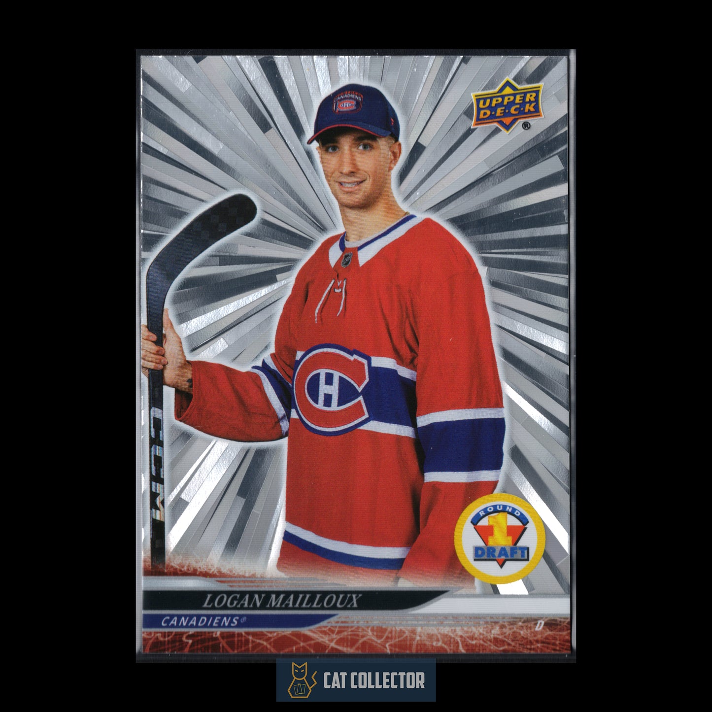 2024-25 Upper Deck Extended series LOGAN MAILLOUX #739 1st Round Rookies Outburst RC