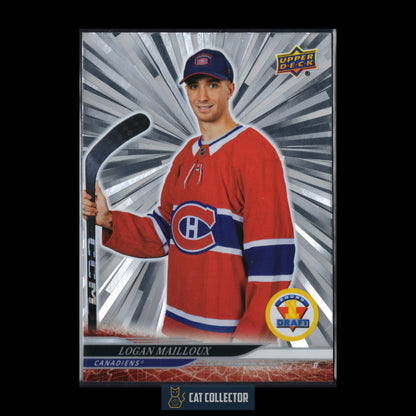 2024-25 Upper Deck Extended series LOGAN MAILLOUX #739 1st Round Rookies Outburst RC