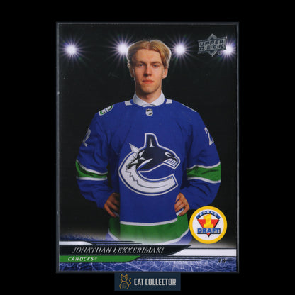 2024-25 Upper Deck Extended series JONATHAN LEKKERIMAKI #745 1st Round Draft RC