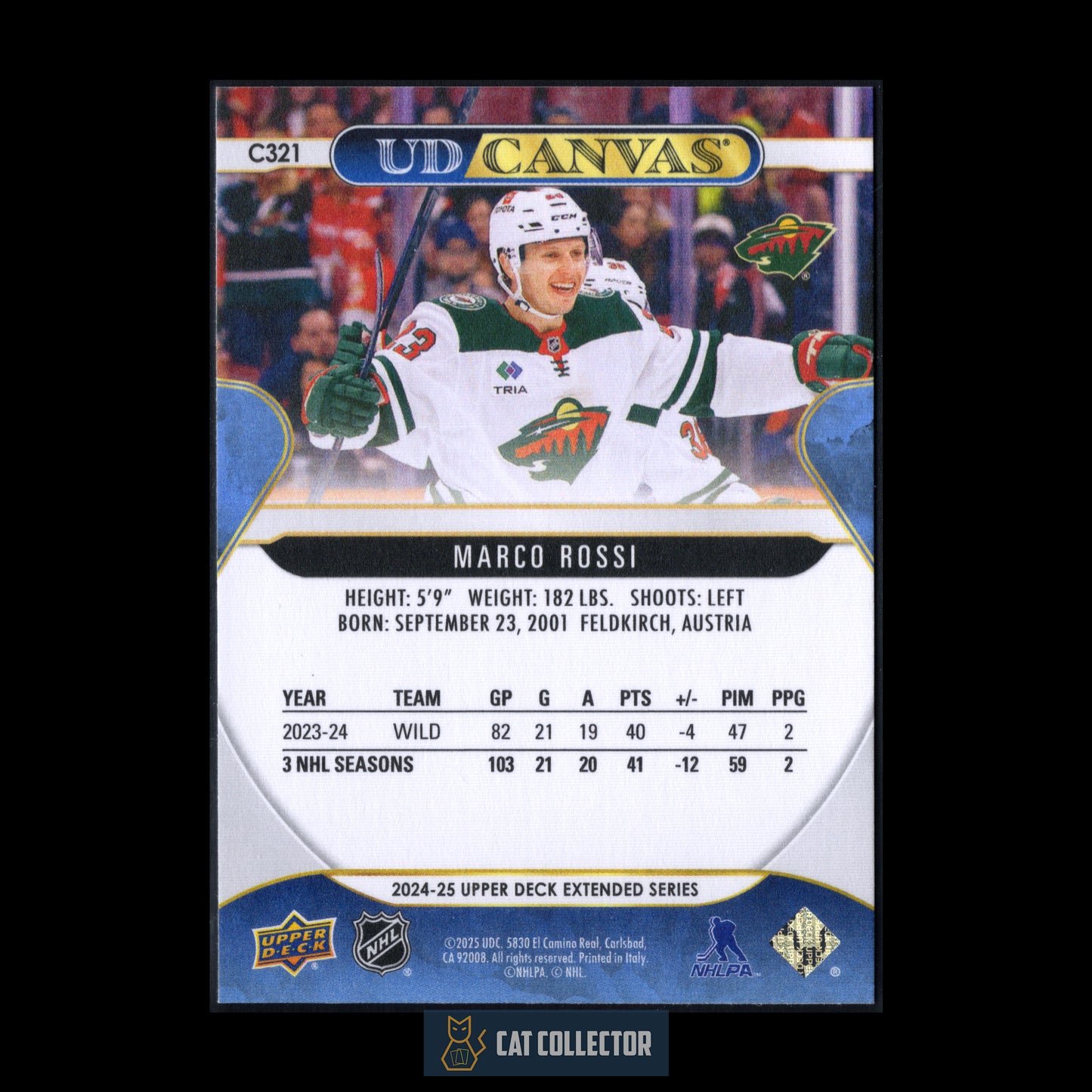 2024-25 Upper Deck Extended series MARCO ROSSI #C321 UD Canvas