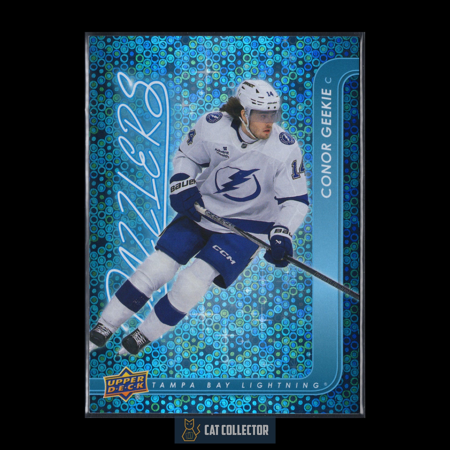 2024-25 Upper Deck Extended series CONOR GEEKIE #DZ-143 Dazzlers Blue