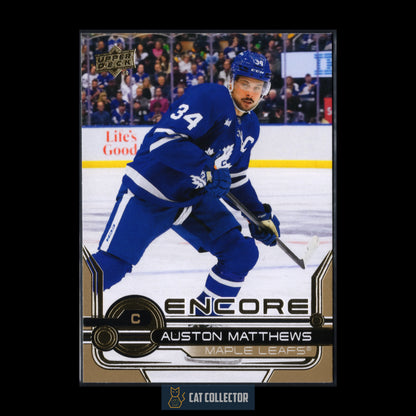 2024-25 UD Extended series AUSTON MATTHEWS #E-17 Encore Gold