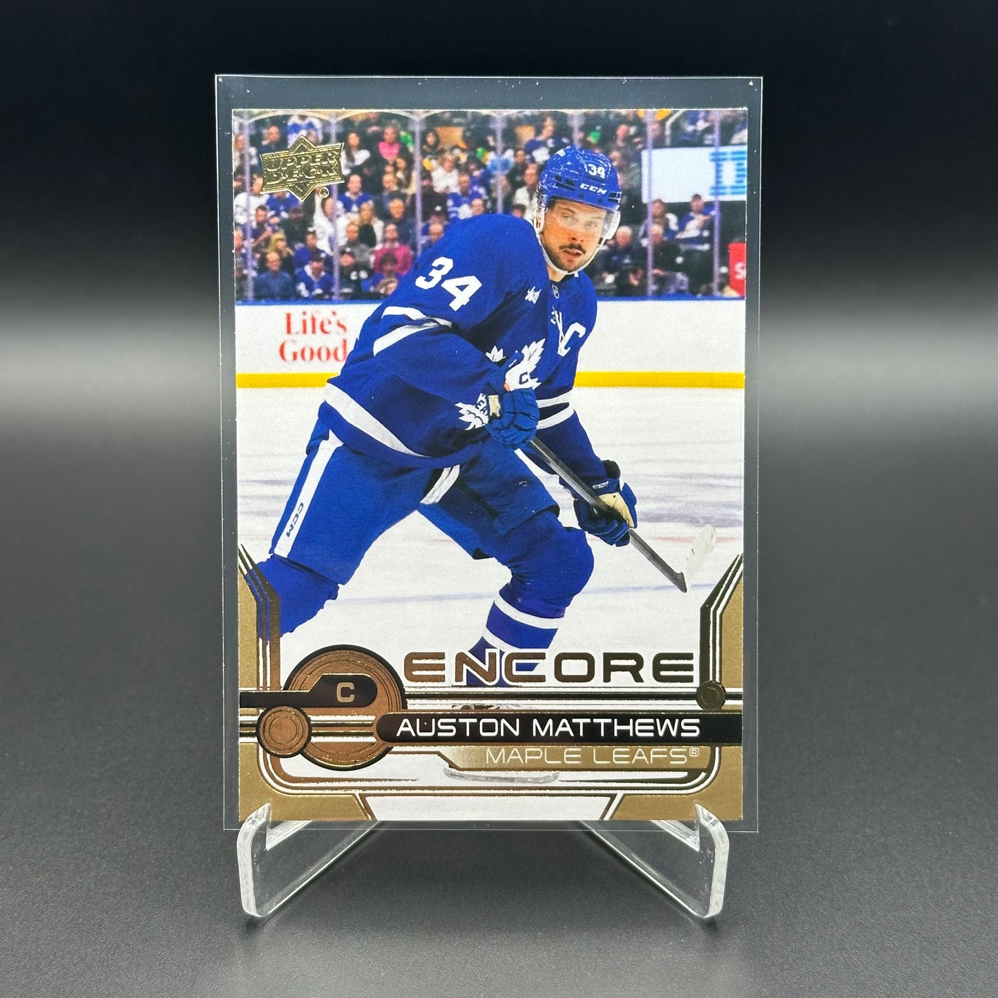 2024-25 UD Extended series AUSTON MATTHEWS #E-17 Encore Gold