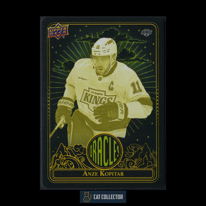 2024-25 Upper Deck Extended series ANZE KOPITAR #O-12 Oracles Yellow