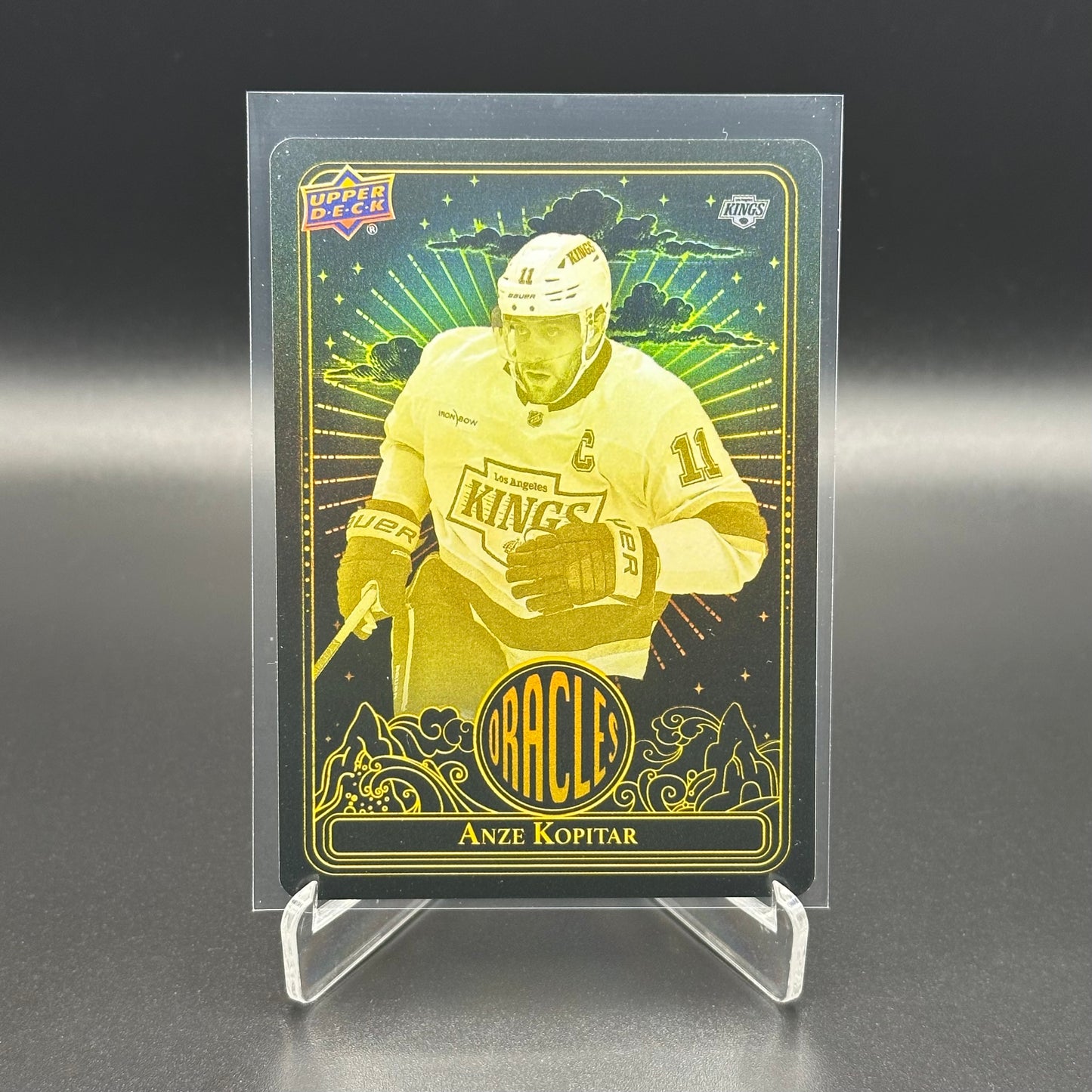 2024-25 Upper Deck Extended series ANZE KOPITAR #O-12 Oracles Yellow