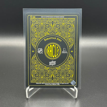 2024-25 Upper Deck Extended series SEBASTIAN AHO #O-20 Oracles Yellow