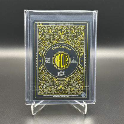 2024-25 Upper Deck Extended series COLE CAUFIELD #O-22 Oracles Yellow