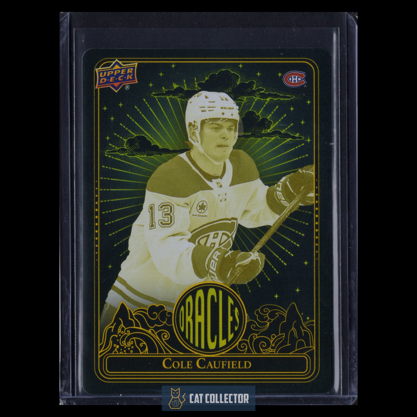 2024-25 Upper Deck Extended series COLE CAUFIELD #O-22 Oracles Yellow
