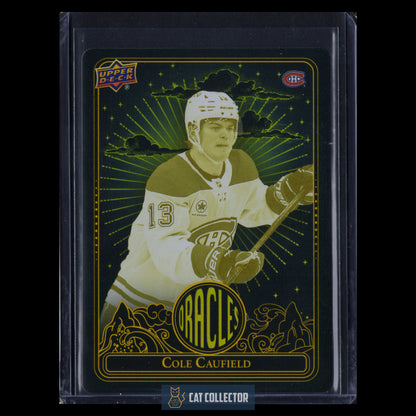2024-25 Upper Deck Extended series COLE CAUFIELD #O-22 Oracles Yellow