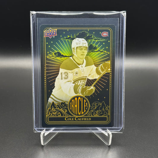 2024-25 Upper Deck Extended series COLE CAUFIELD #O-22 Oracles Yellow