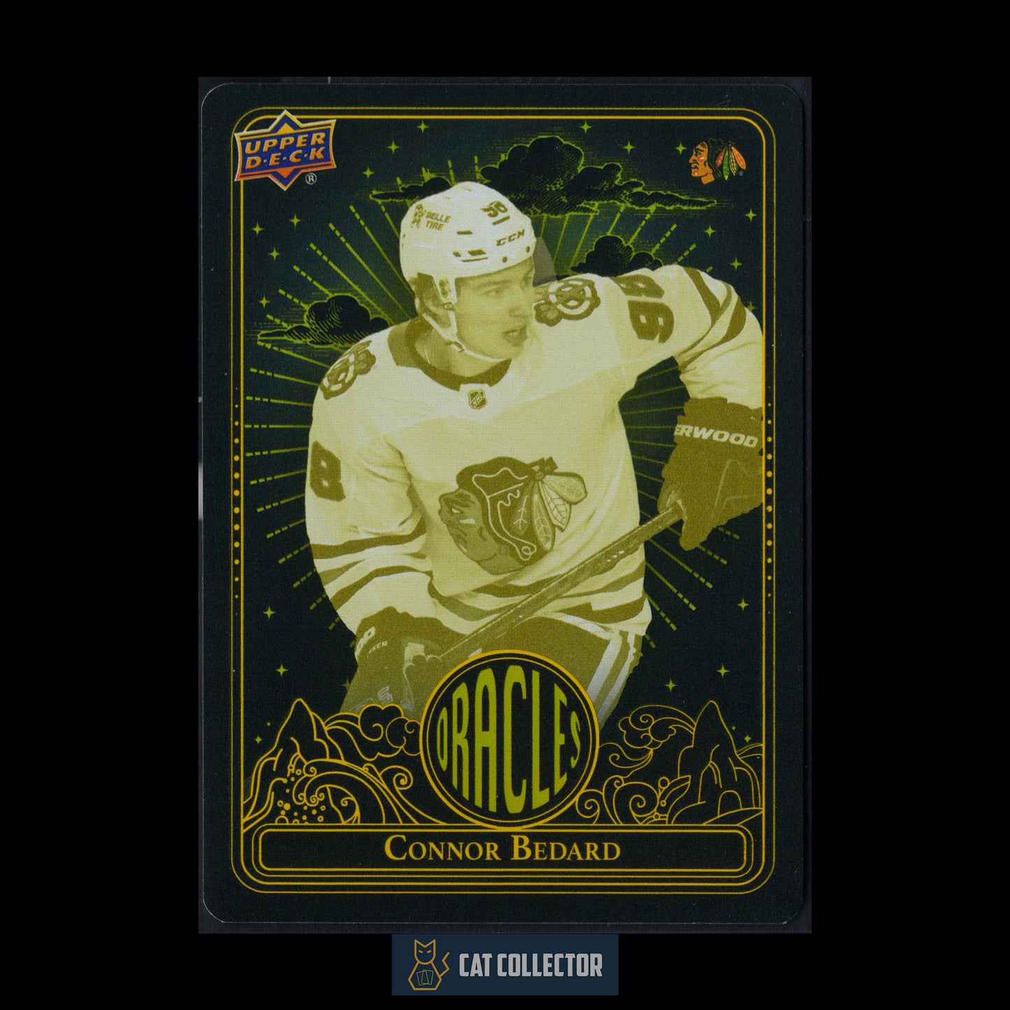 2024-25 UD Extended series CONNOR BEDARD #O-38 Oracles Yellow