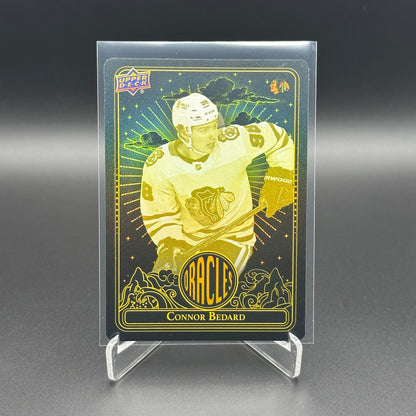 2024-25 UD Extended series CONNOR BEDARD #O-38 Oracles Yellow