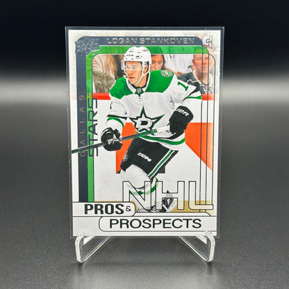 2024-25 Upper Deck Extended series LOGAN STANKOVEN #PP-30 Pros & Prospects RC