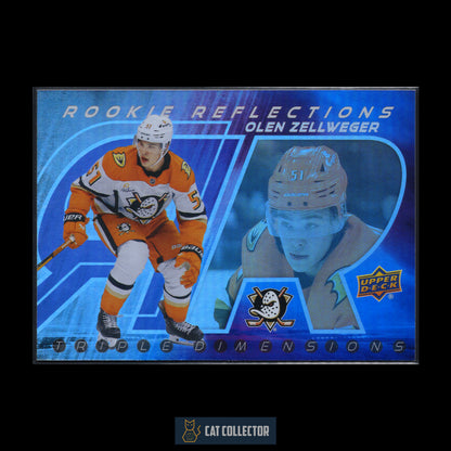 2024-25 UD Extended series OLEN ZELLWEGER #RR-25 Rookie Reflections RC