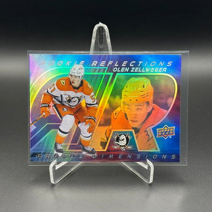 2024-25 UD Extended series OLEN ZELLWEGER #RR-25 Rookie Reflections RC