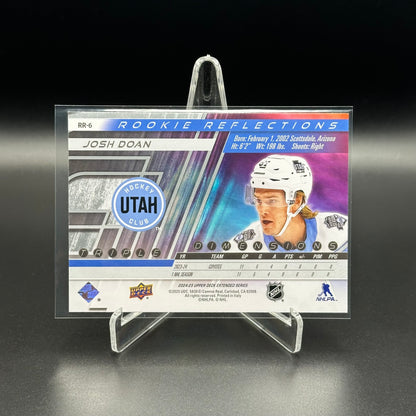 2024-25 Upper Deck Extended series JOSH DOAN #RR-6 Rookie Reflections RC