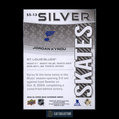 2024-25 Upper Deck Extended series JORDAN KYROU #SS-13 Silver Skates