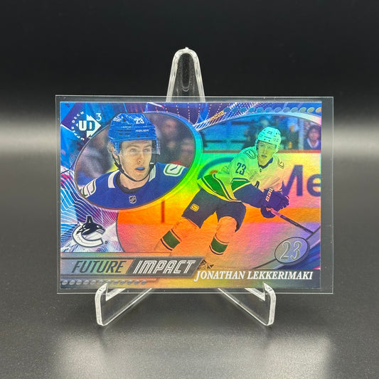2024-25 Upper Deck Extended series JONATHAN LEKKERIMAKI #UD3-1 Future Impact RC