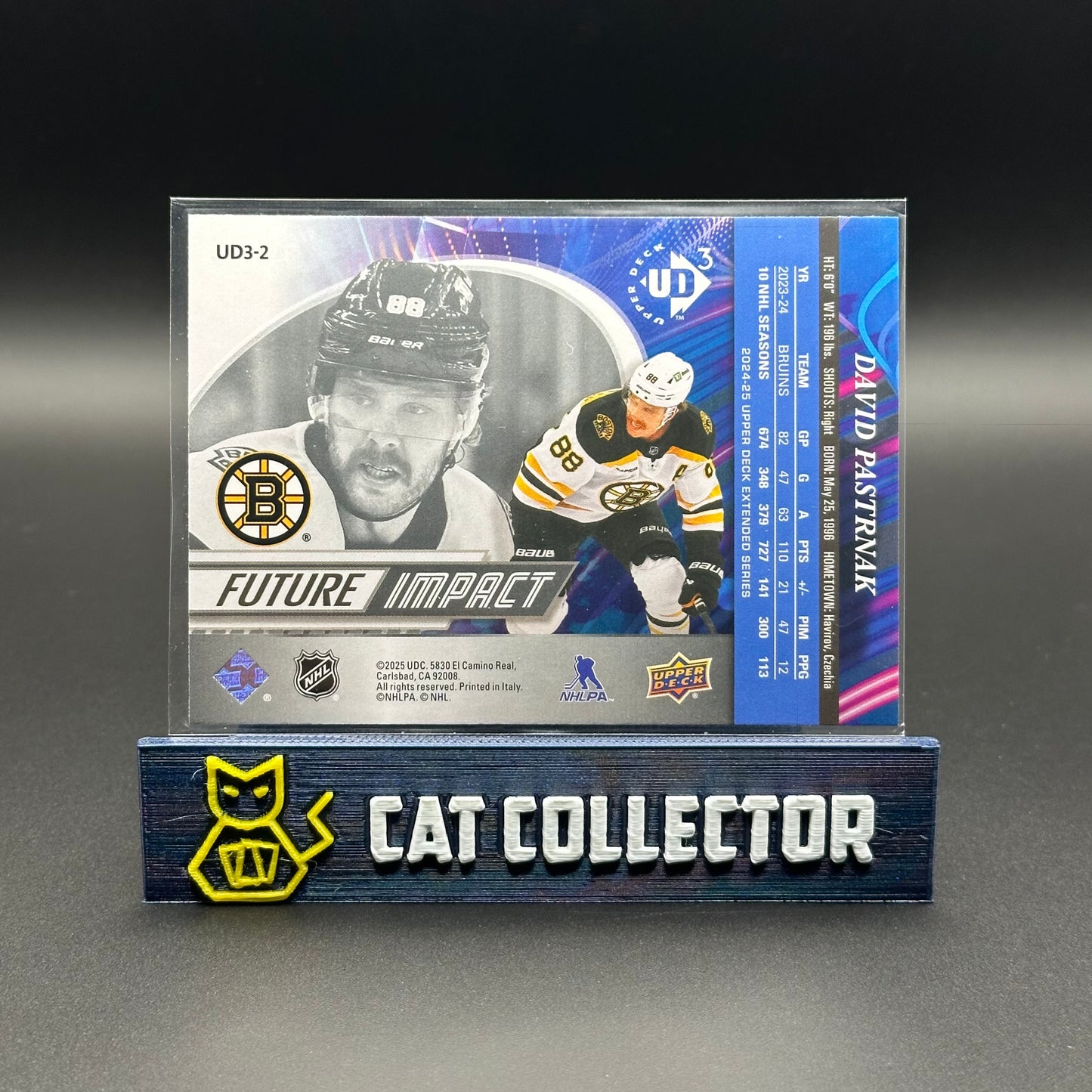 2024-25 UD Extended Series DAVID PASTRNAK #UD3-2 Future Impact