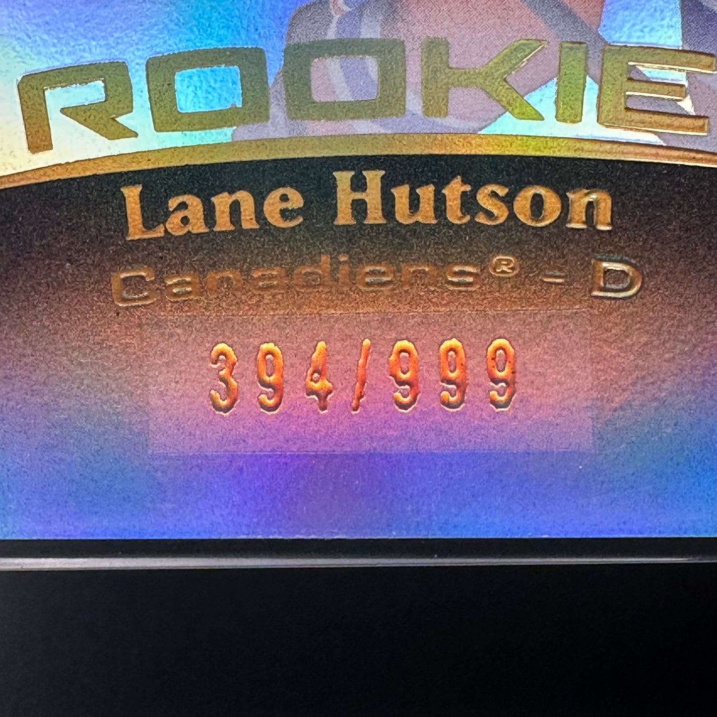 2024-25 Upper Deck Stature LANE HUTSON #50 Rookie RC /999