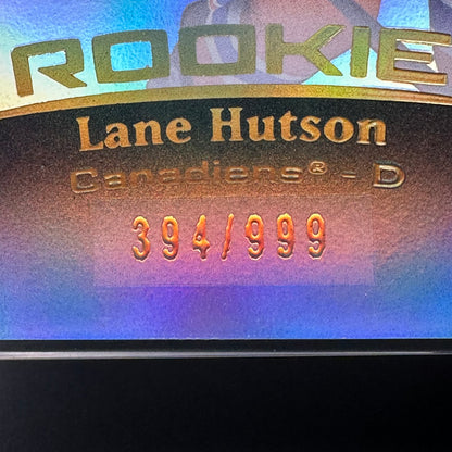 2024-25 Upper Deck Stature LANE HUTSON #50 Rookie RC /999