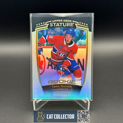 2024-25 Upper Deck Stature LANE HUTSON #50 Rookie RC /999