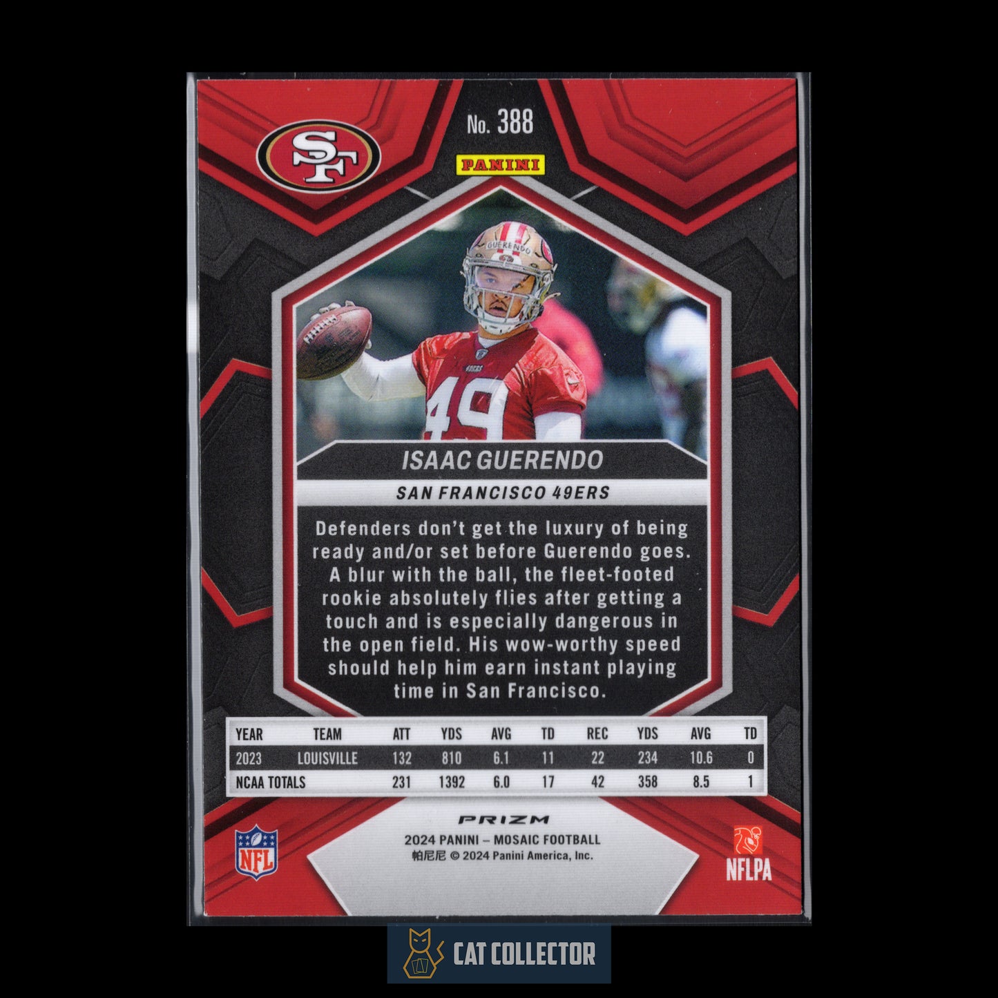2024 Panini Mosaic ISAAC GUERENDO #388 Peacock Choice Rookie RC