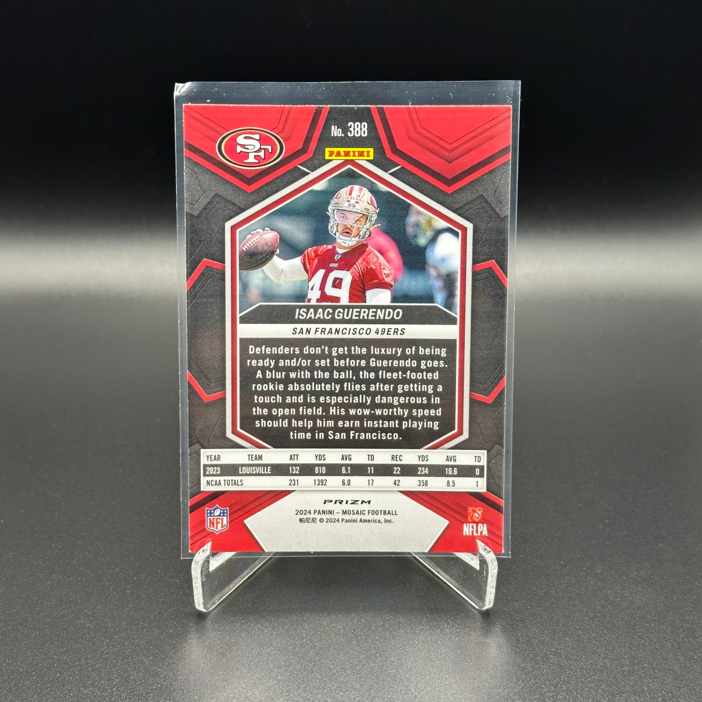 2024 Panini Mosaic ISAAC GUERENDO #388 Peacock Choice Rookie RC