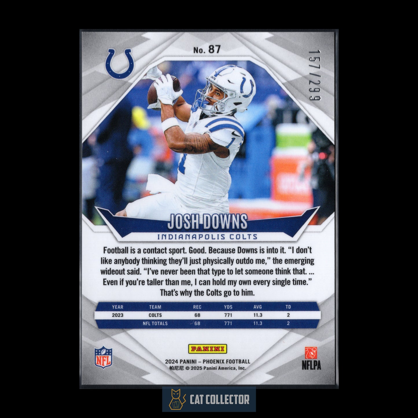 2024 Panini Phoenix JOSH DOWNS #87 Team Logo /299