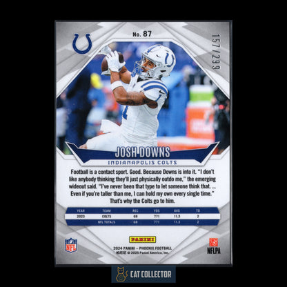 2024 Panini Phoenix JOSH DOWNS #87 Team Logo /299