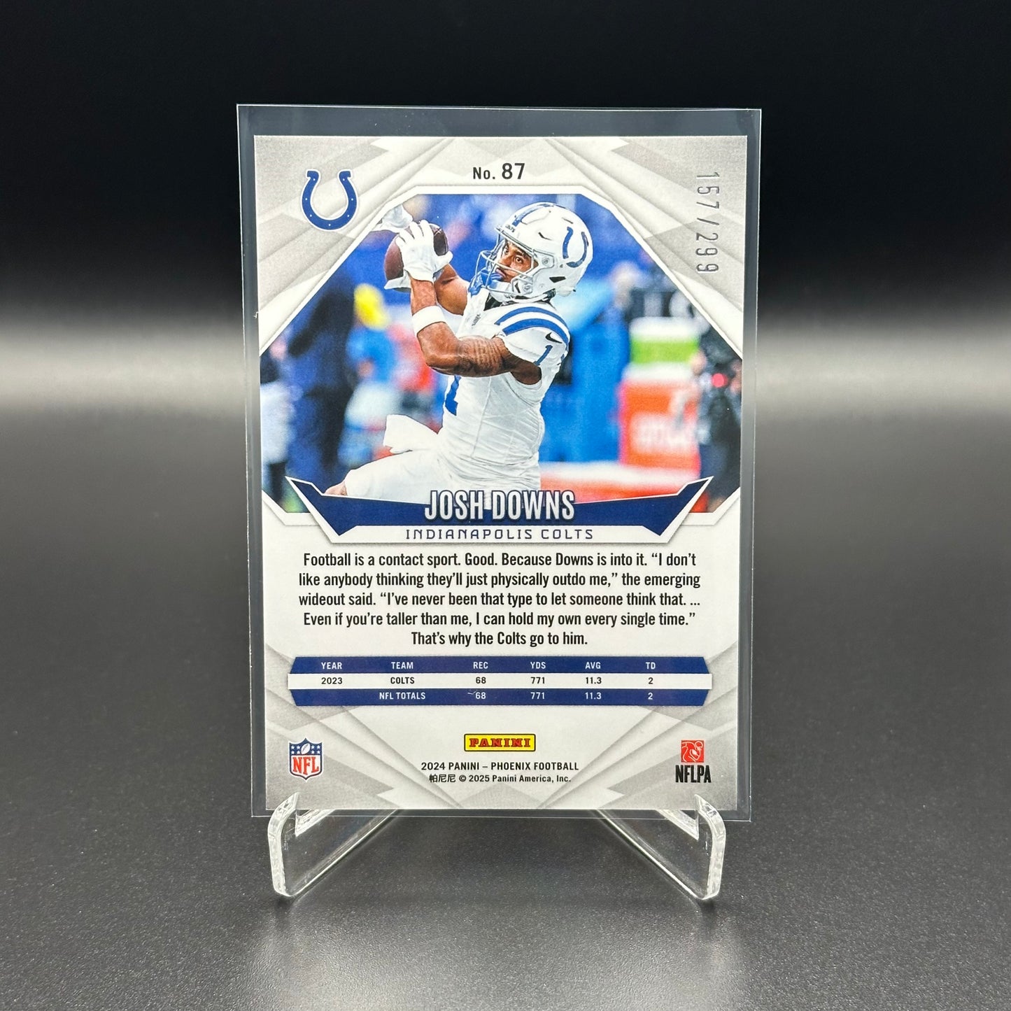 2024 Panini Phoenix JOSH DOWNS #87 Team Logo /299