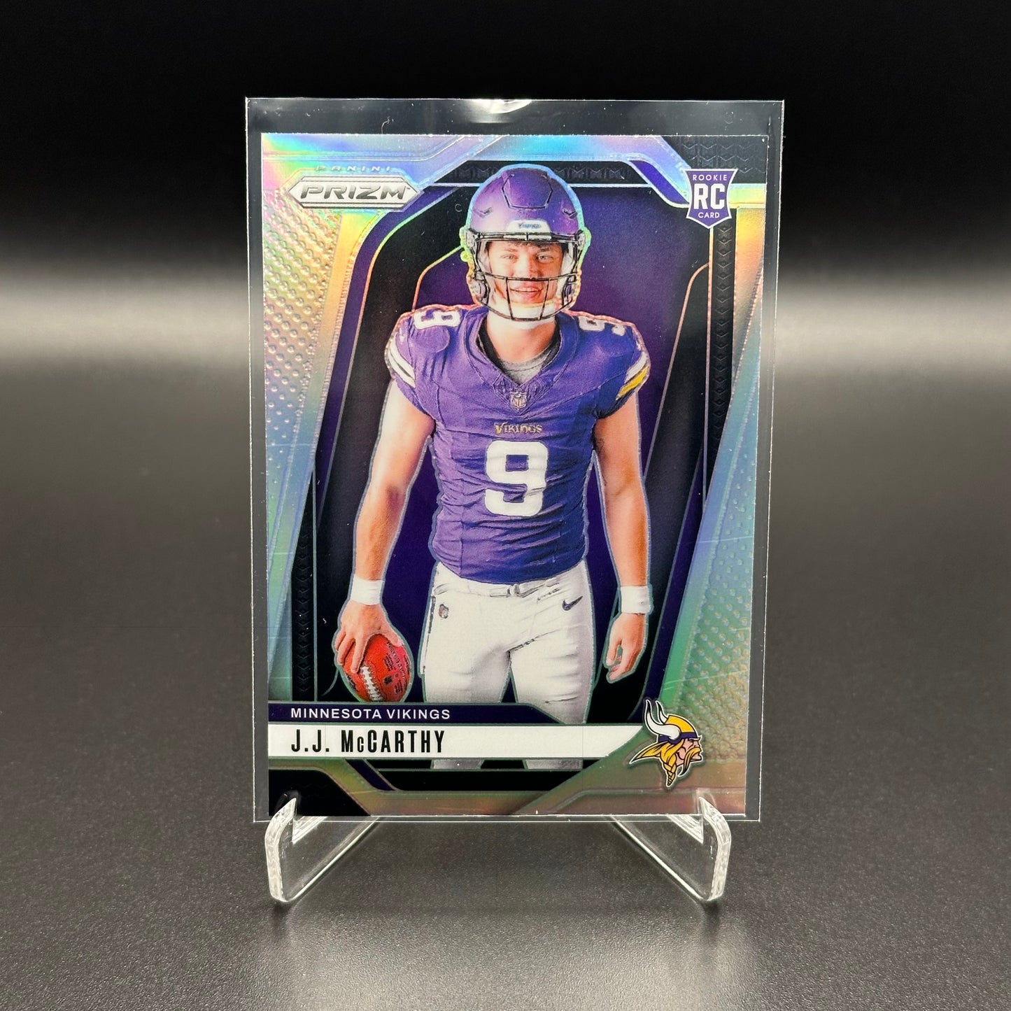 2024 Panini Prizm J.J. MCCARTHY #13 Silver Variation Rookie RC