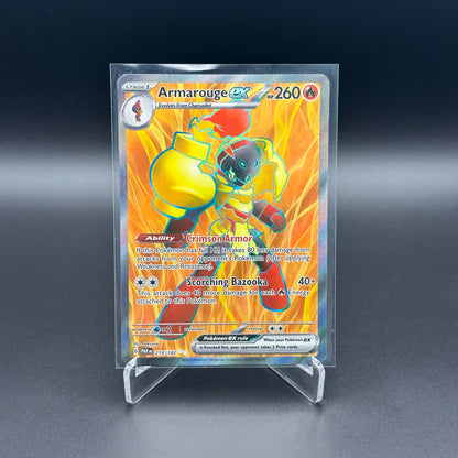 2024 Pokemon TCG Paradox Rift AMAROUGE EX #218/182 Full Art Ultra Rare