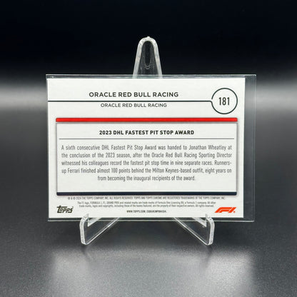 2024 Topps Chrome Formula 1 ORACLE RED BUL RACING #181 Award Winners