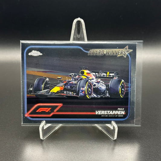 2024 Topps Chrome Formula 1 MAX VERSTAPPEN #182 Award Winners