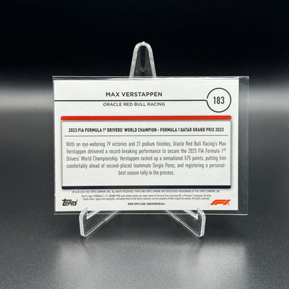 2024 Topps Chrome Formula 1 MAX VERSTAPPEN #183 Award Winners