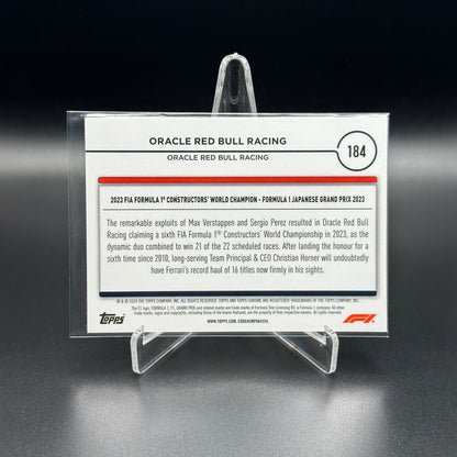 2024 Topps Chrome Formula 1 ORACLE RED BUL RACING #184 Award Winners
