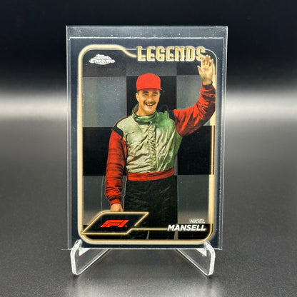 2024 Topps Chrome Formula 1 - F1 Legends ~ Vous CHOISISSEZ dans la liste!
