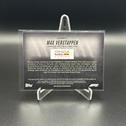 2024 Topps Chrome Formula 1 MAX VERSTAPPEN #CAM-1 Camber